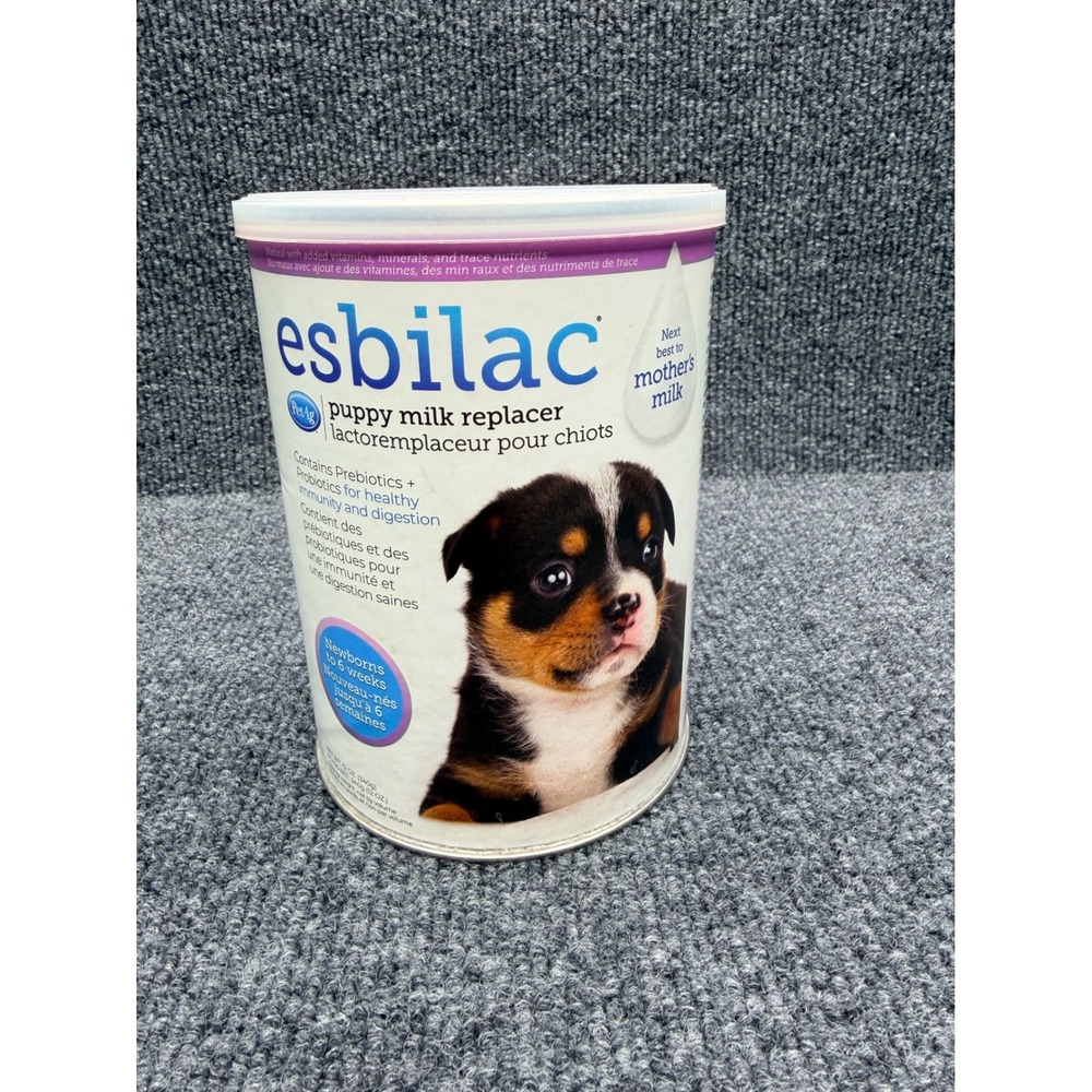 PetAg Esbilac Puppy Milk Replacer Powder 12oz Newborn to 6 Weeks Exp 11/2026